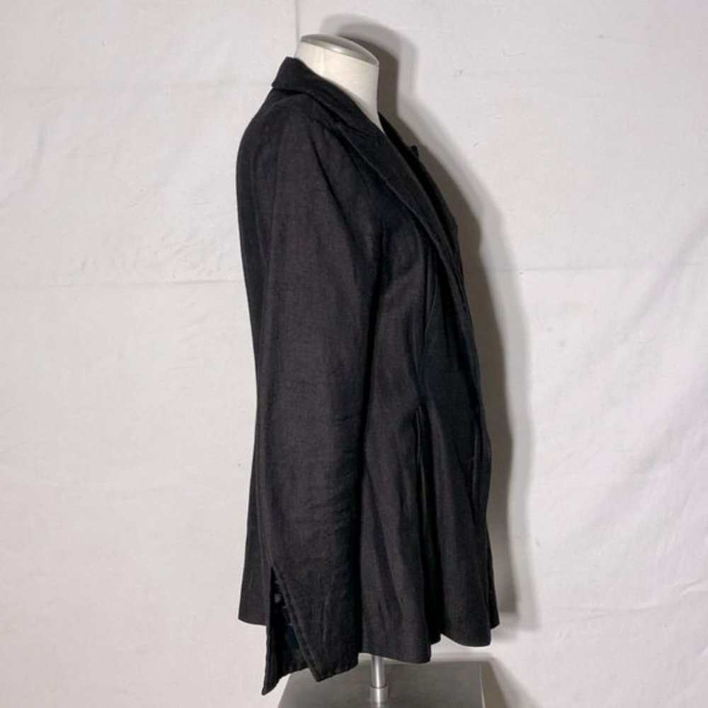 Annette G?Rtz Brown Wool Linen Blend Peplum Blazer View 5